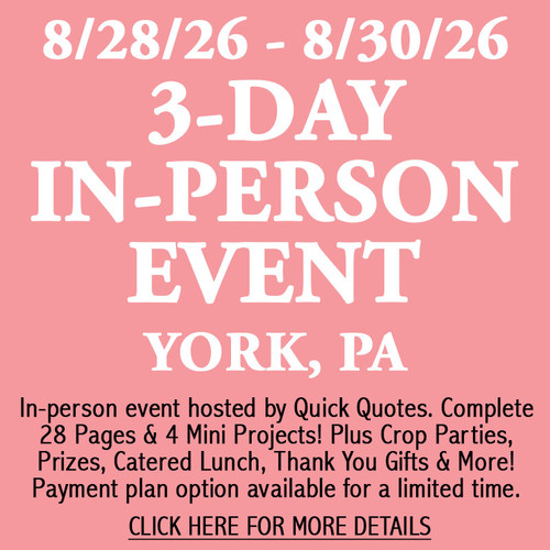 3 Day Scrapbook Weekend - In-Person York, PA