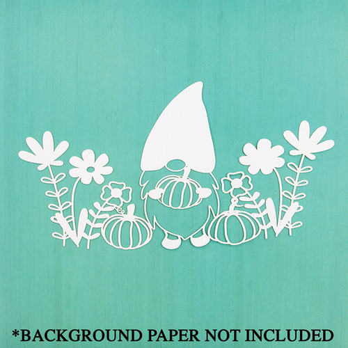 Gnome Autumn Cardstock Cut Out Embellishments