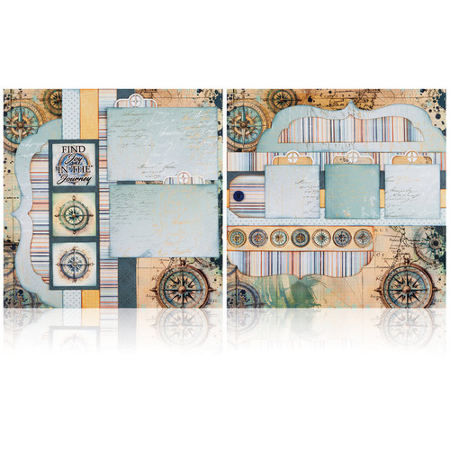 Find Joy in the Journey - (2) 12" x 12" Page Layouts