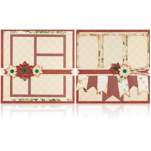 Warm Winter Wishes - (2) 12" x 12" Page Layouts