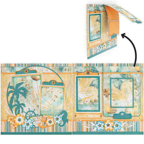 March Add On 2: By The Sea - (2) 12" x 12" Page Layouts