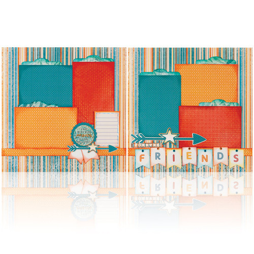 Friends - (2) 12" x 12" Page Layouts