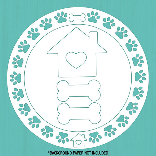 Doghouse Cardstock Cut Out Embellishment