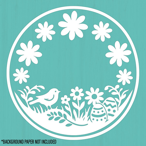 Spring Bird Cardstock Cut Out Embellishment