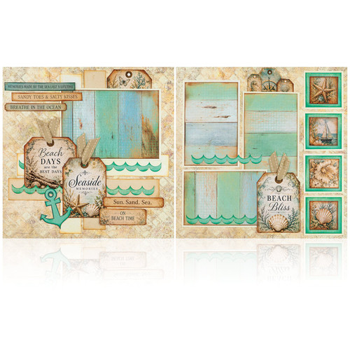 PRE-ORDER | September Add On 2: Seaside Moments - (2) 12" x 12" Page Layouts