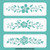 Flower Borders Cardstock Cut Out Embellishment