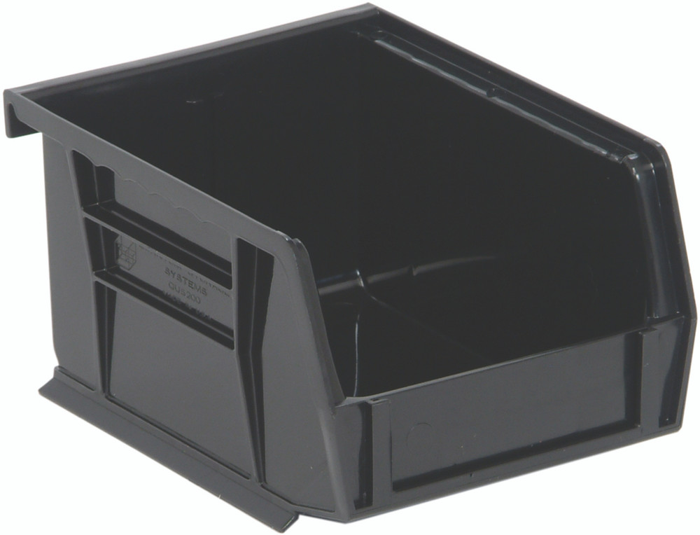 QUS210COCS Conductive ESD Stack and Hang Bin - 5-3/8" x 4-1/8" x 3 - Carton of 24 Bins