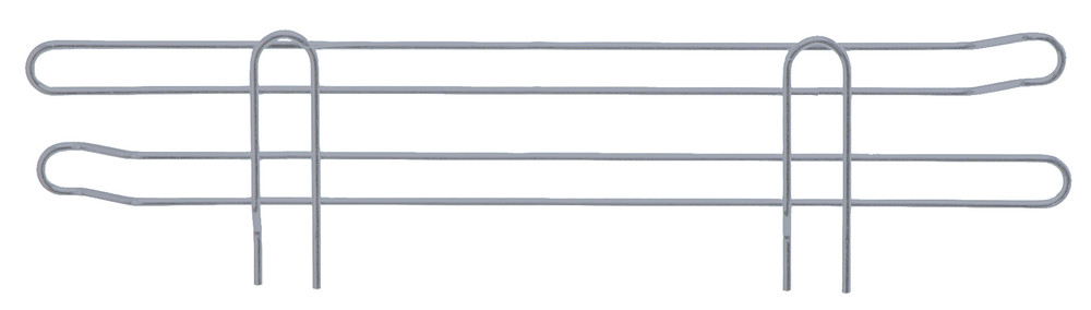 SL18GY Chrome Wire Shelf Side Ledge 18"x4"