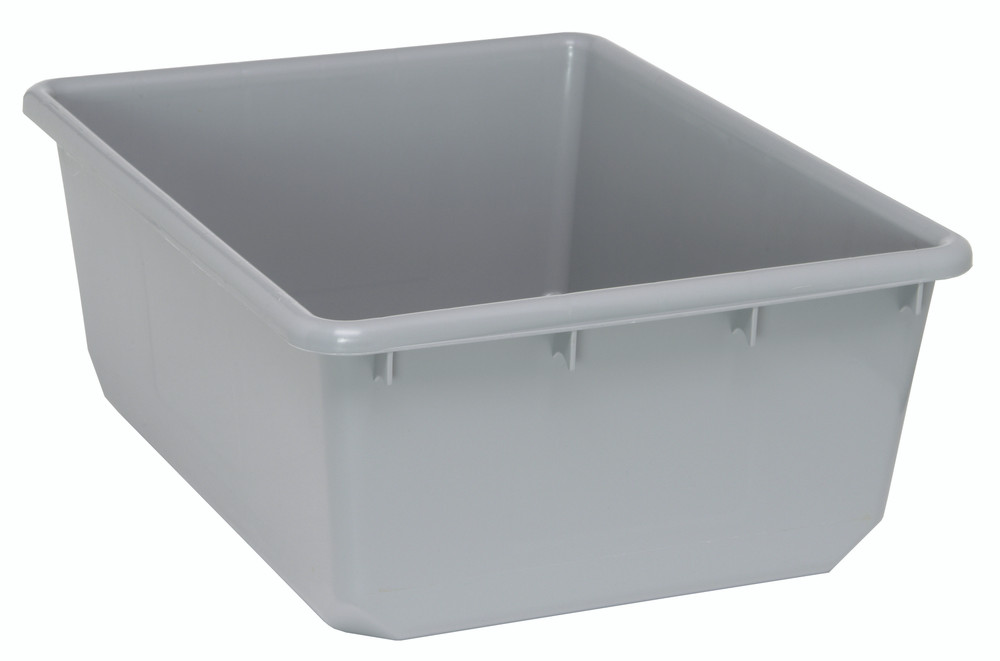 TUB2419-9GY QuanTub Nesting Tote - 14.6 Gal - Carton of 6 Tubs