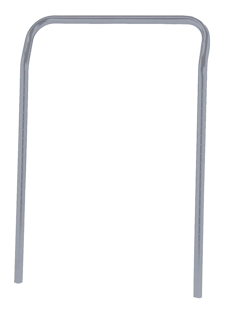 UH21GY Chrome Wire Shelving U-Handle 21" Wide