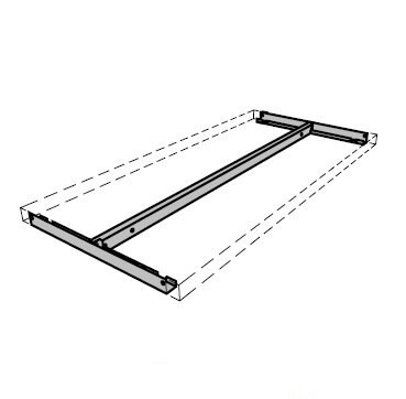 Heavy Duty Center Shelf Reinforcement