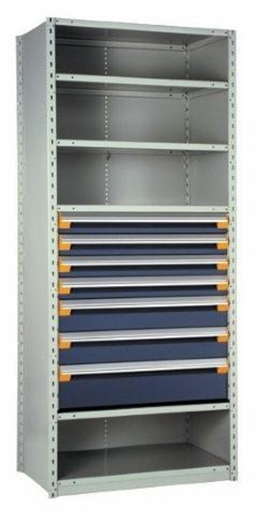 Drawers in Shelving