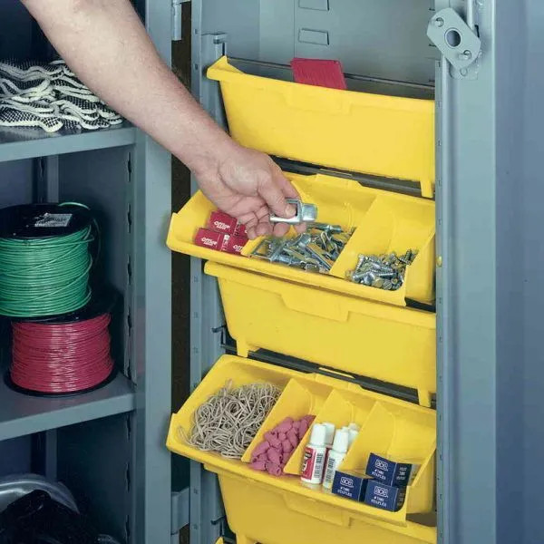 1125 Lyon Deep Door Cabinet with Tilt-Bins - industrialshelving.com