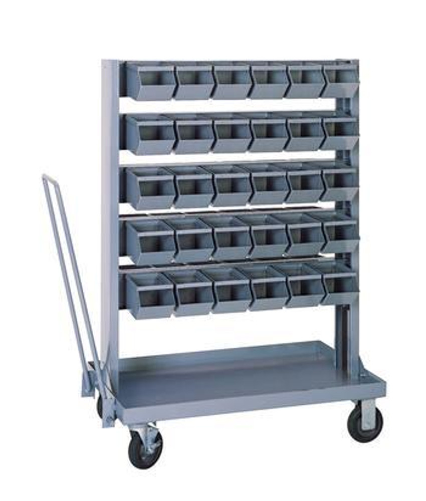 Small Mobile Bin Unit w/ 60 Bins