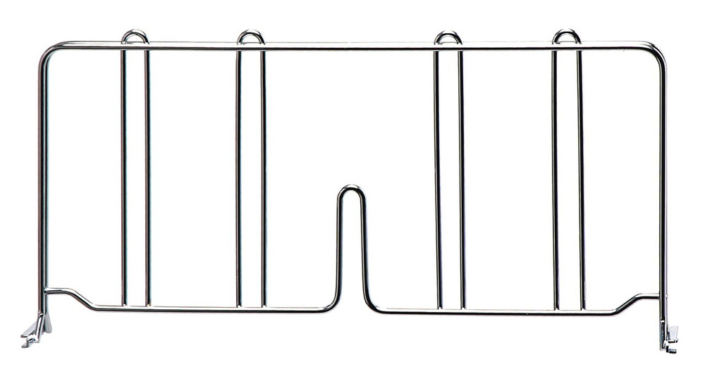 Chrome Wire Shelf Divider 12"x8"