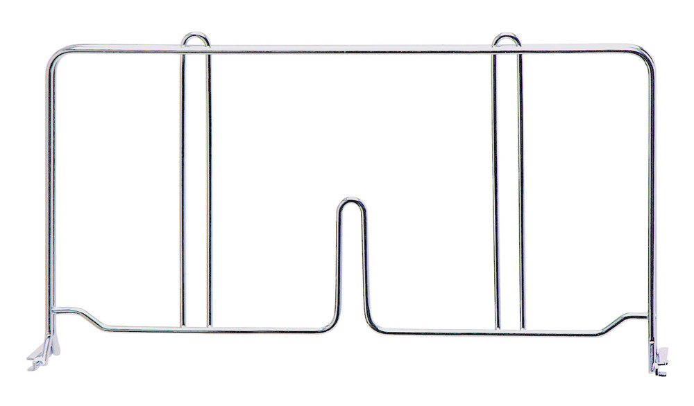 DIV14 Chrome Wire Shelf Divider 14"x8"