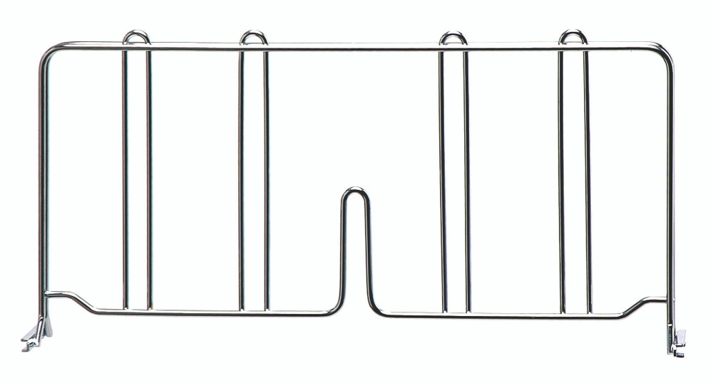 DIV18 Chrome Wire Shelf Divider 18"x8"