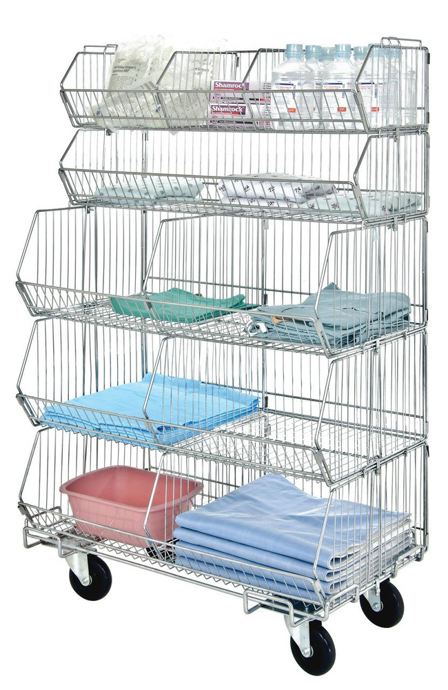 WR5-36MSBA-MOB Mobile Stacking Basket Unit