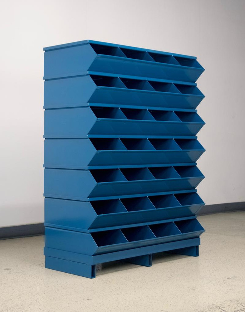 3-328SSPB № 3 Pallet Base Sectional Bin Unit, 28 Compartment