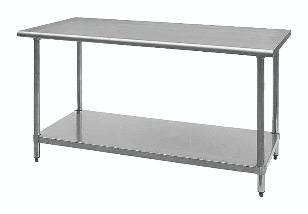 SST-2436U Stainless Steel Work Table with Adjustable Undershelf