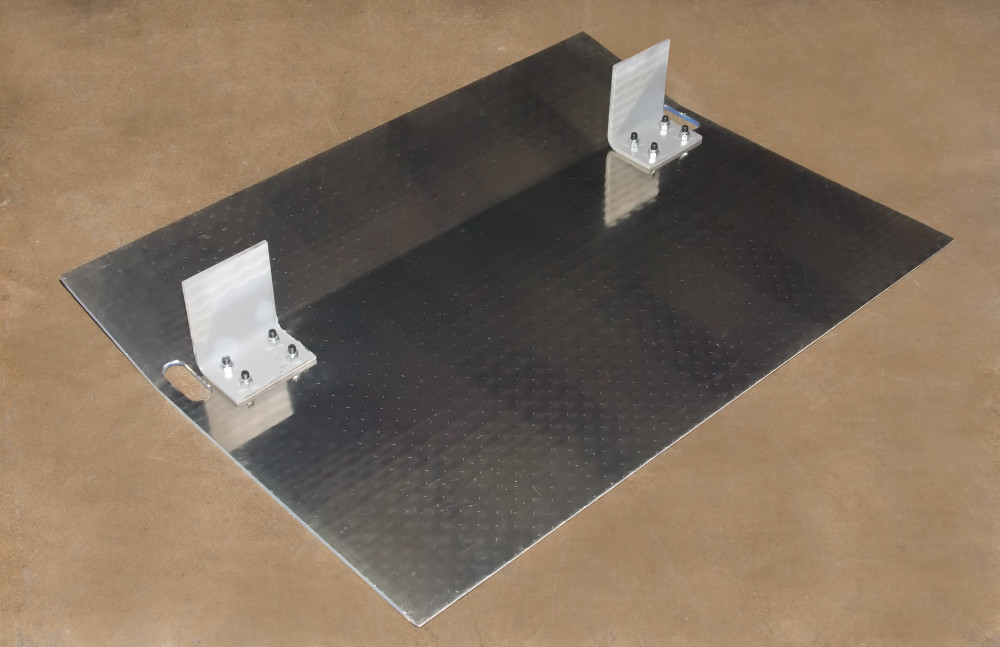 B4848 Aluminum Dock Plate - 48"x48"x5"