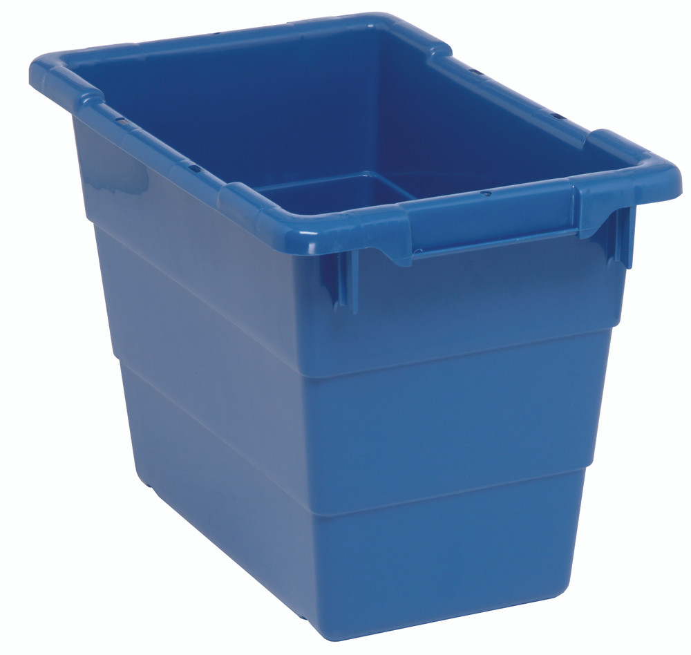 TUB1711-12BL TUB1711-12 Cross Stack Tub 17-1/4" x 11" x 12" - Carton of 6 Tubs
