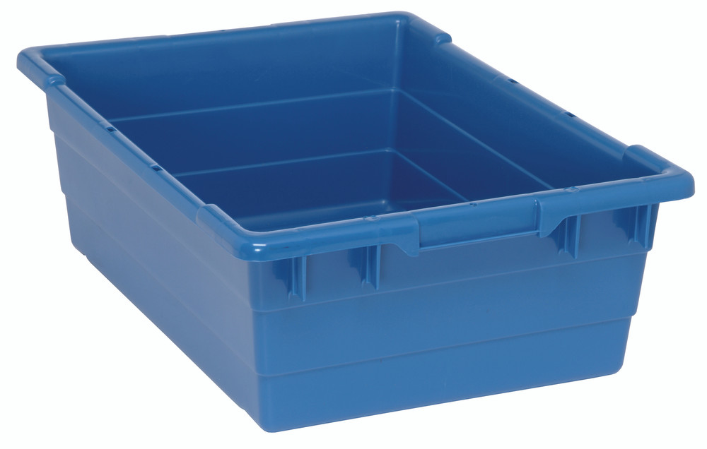 TUB2417-8BL TUB2417-8 Cross Stack Tub 23-3/4" x 17-1/4" x 8" - Carton of 6 Tubs