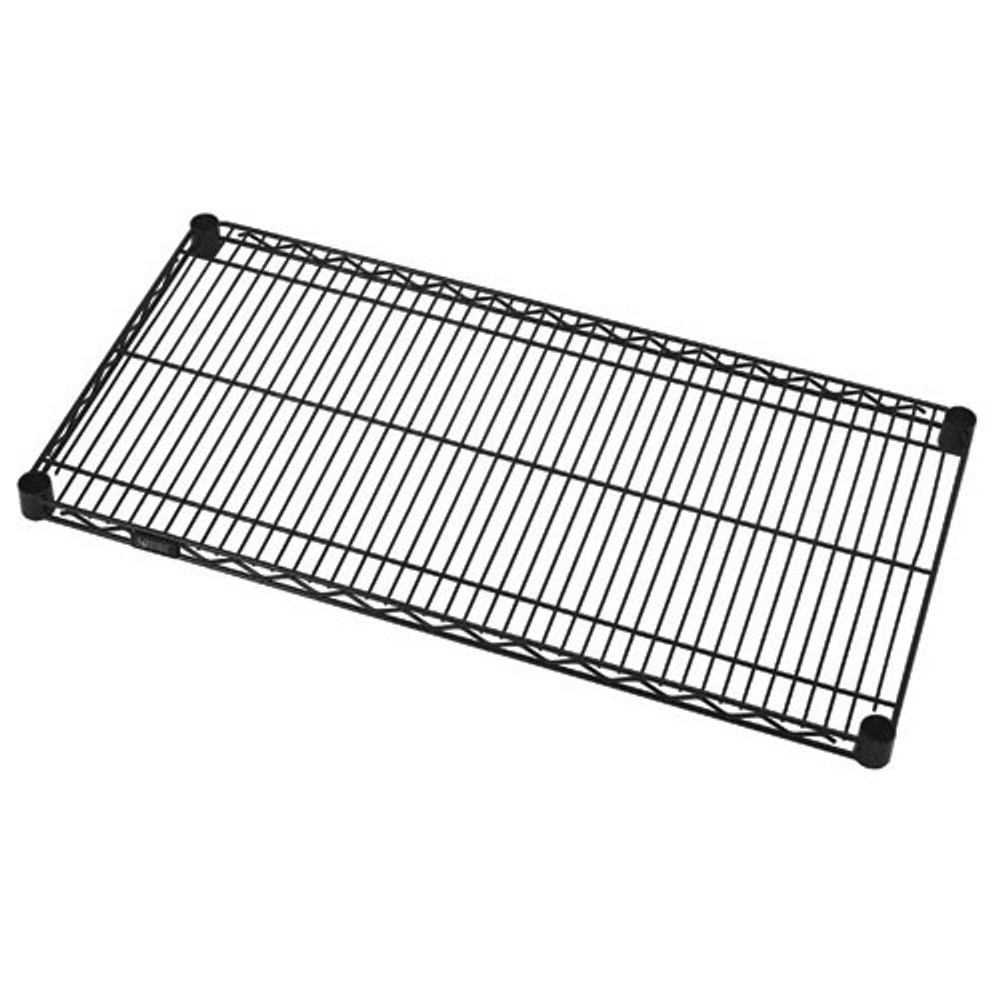 1236BK Black Wire Shelf 12"D x 36"W