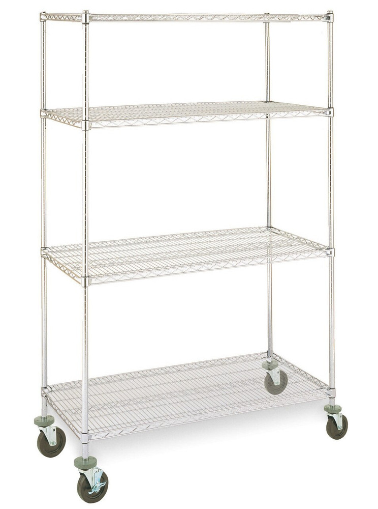 wire shelving cart