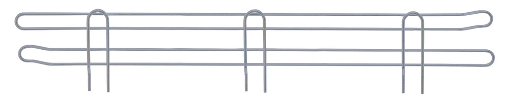 BL48GY Chrome Wire Shelf Back Ledge 48"x4"