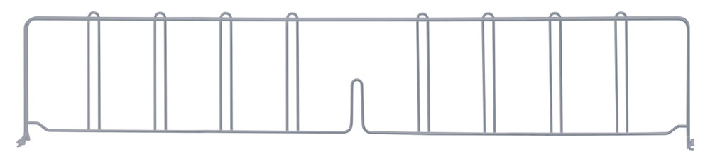 DIV36GY Chrome Wire Shelf Divider 36"x8"