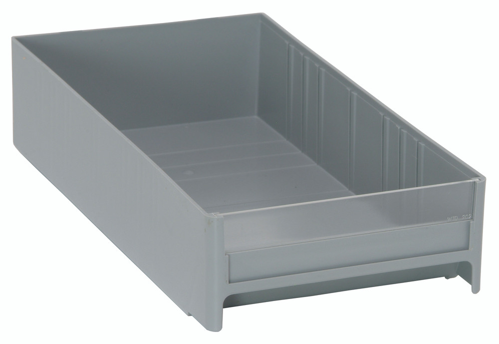 IDR203GY Interlocking Cabinet Drawer, 11"L x 5-5/8"W x 2-1/2"H, high impact polysterine, gray, Made in USA