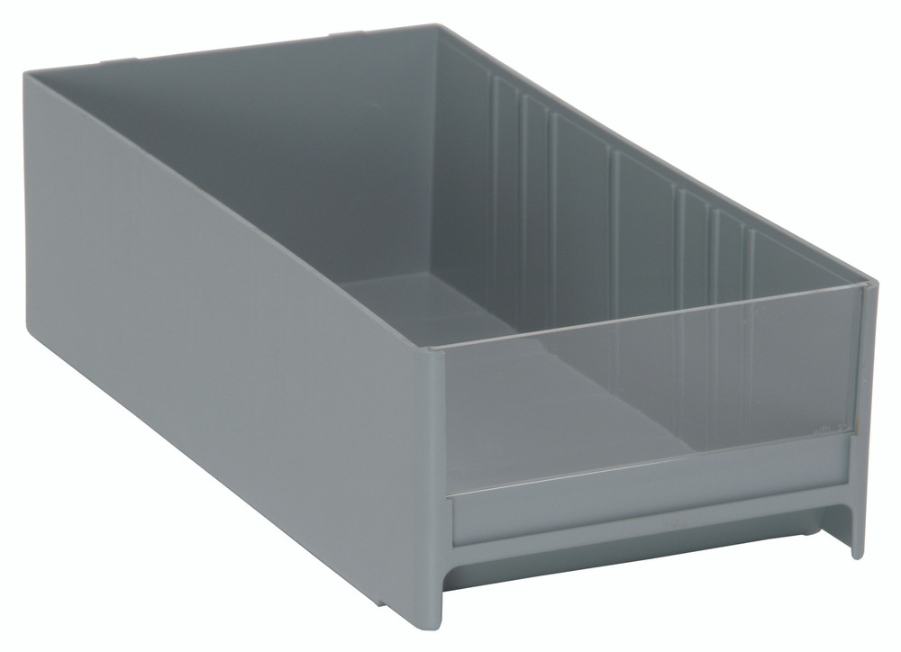 IDR204GY Interlocking Cabinet Drawer, 11"L x 5-5/8"W x 3-5/16"H, high impact polysterine, gray, Made in USA