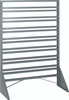 QRU-16S Rail Rack, single sided, 36"L x 15"W x 53"H, 600 lbs load capacity, includes: (16) rails, multiple bin configurations available (bins sold separately)