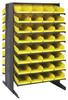 QPRD-108YL Pick Rack, slopped, double sided, 36"L x 36"W x 60"H, 800 lbs. capacity, (16) shelves configuration, includes: (64) QSB108 yellow bins