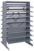 QPRD18-000 Pick Rack, slopped, double sided, 36"L x 36"W x 60"H, 800 lbs. capacity, (16) shelves configuration (bins not included)