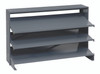 QPRHA-000 Pick Rack, slopped, bench style, 12-1/2"L x 36"W x 23"H, 250 lbs. capacity, (3) shelves configuration (bins not included)