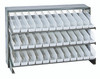 QPRHA-100CL Pick Rack, slopped, bench style, 12-1/2"L x 36"W x 23"H, 250 lbs. capacity, (3) shelves configuration, includes: (36) QSB100 clear bins