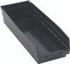 QSB104BKCS Quantum 4" Economy Shelf Bins 17-7/8" x 6-5/8" x 4"
