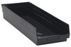 QSB114BRCS Quantum 4" Economy Shelf Bins 23-5/8" x 8-3/8" x 4"