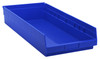 QSB116BLCS Quantum 4" Economy Shelf Bins 23-5/8" x 11-1/8" x 4"