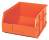SSB445OR Stackable Shelf Bin, 14"W x 11"D x 7"H, autoclavable up to 250°F, polypropylene, orange, made in USA