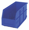 SSB441BL Stackable Shelf Bin, 14"W x 6"D x 7"H, autoclavable up to 250°F, polypropylene, blue, made in USA