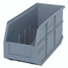 SSB441GY Stackable Shelf Bin, 14"W x 6"D x 7"H, autoclavable up to 250°F, polypropylene, gray, made in USA