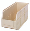 SSB441IV Stackable Shelf Bin, 14"W x 6"D x 7"H, autoclavable up to 250°F, polypropylene, ivory, made in USA