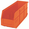 SSB461OR Stackable Shelf Bin, 18"W x 6"D x 7"H, autoclavable up to 250°F, polypropylene, orange, made in USA