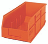 SSB463OR Stackable Shelf Bin, 18"W x 8-1/4"D x 7"H, autoclavable up to 250°F, polypropylene, orange, made in USA