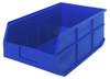 SSB465BL Stackable Shelf Bin, 18"W x 11"D x 7"H, autoclavable up to 250°F, polypropylene, blue, made in USA