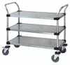 WRC-2448-3G Utility Cart 24"D x 48"W x 38"High with 3 solid shelves