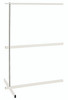 WS70-DS48ADHC Partition Wall Add-On Unit, double sided, 48"W x 50"D x 70"H, includes: (1) upright and (3) tie-bars, white finish